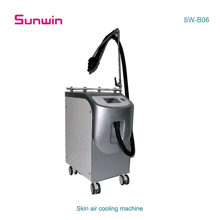 SW-B06 Reduce Pain Skin air cooler machine for laser skin treatment