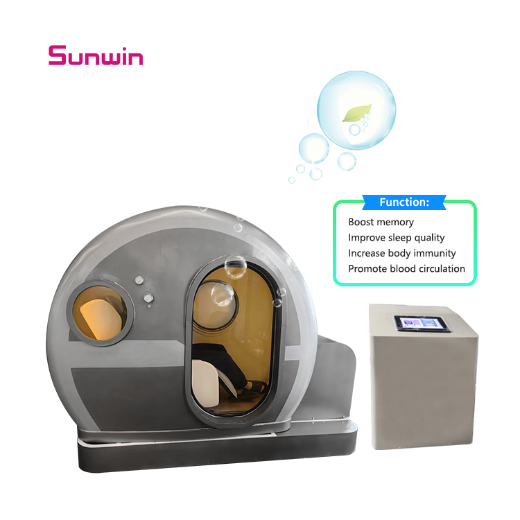 SW-750S Hbot 1.8ATA High Pressure Hyperbaric Oxygen Hard Shell Chamber Oxygenaton for Salon Clinic and Home Use