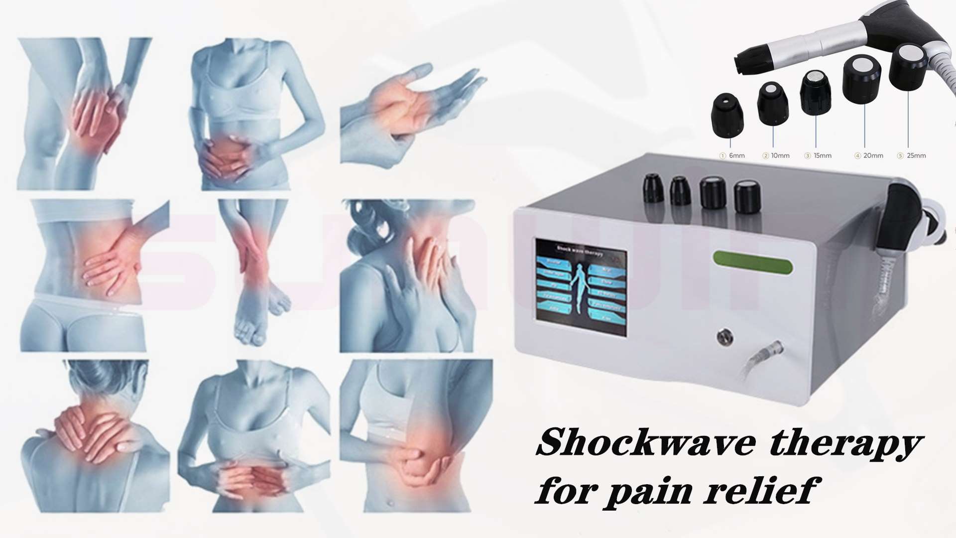 Shockwave Therapy Machine Portable Shock Wave for Pain Removal ED