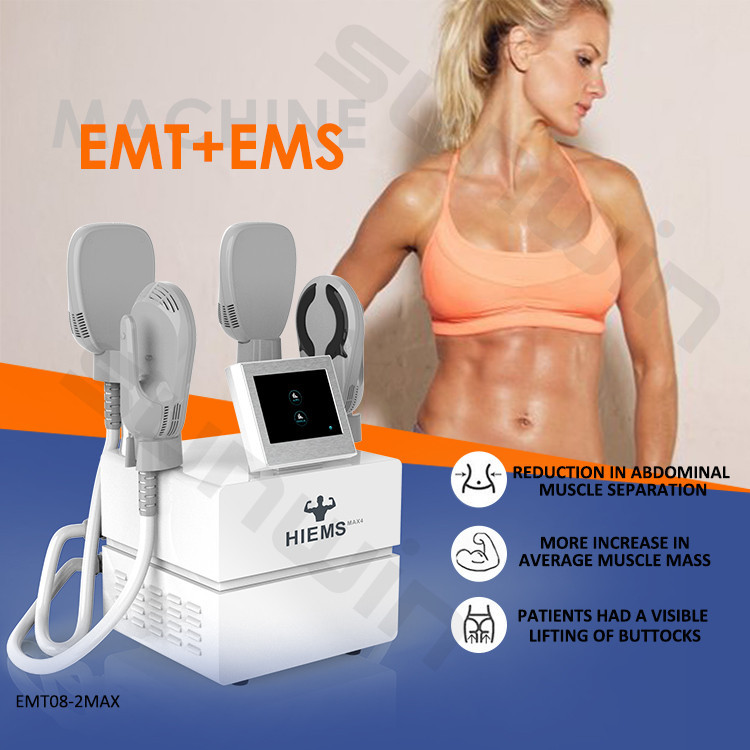 Portable Ems Muscle Stimulator Machine Portable Build Muscle Fat Loss  Emslim Electromagnetic Body Slimming Machine